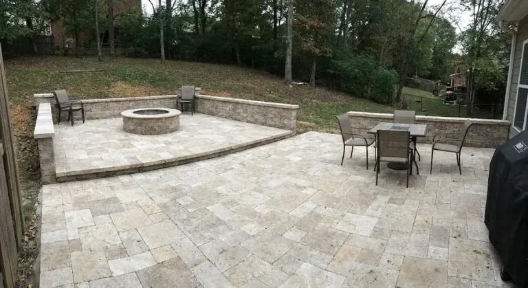 Paver patio transformation in chattanooga, tn